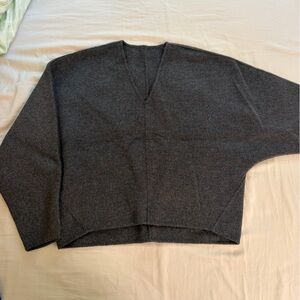 Toteme Gray Wool Top